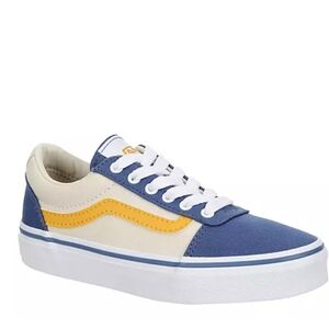 Kids Blue And Yellow Vans